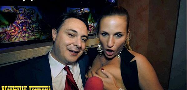  Pornstar Michelle Ferrari does taste her pussy to Andrea Diprè